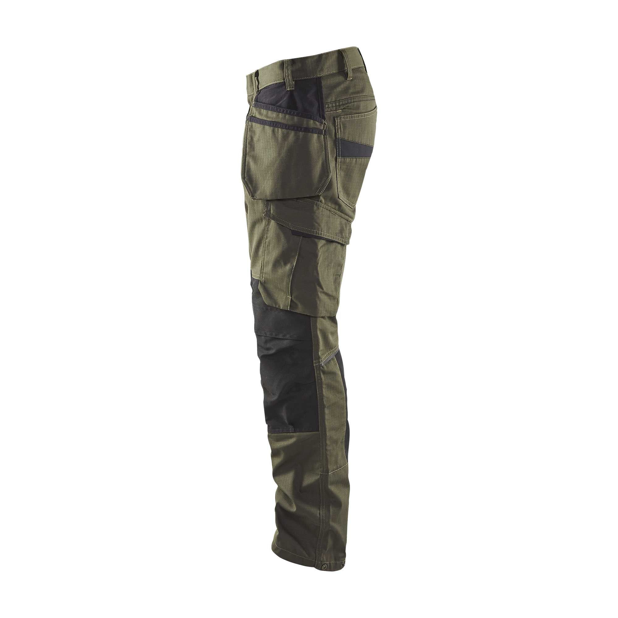 BLAKLADER 14961330 | Service trousers with stretch and tool pockets Work Trousers Men - Ripstop Fabric